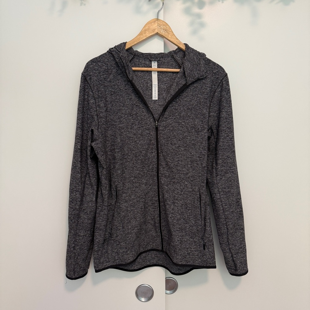 Lululemon Surge Charcoal Zip-Up Athletic Hoodie